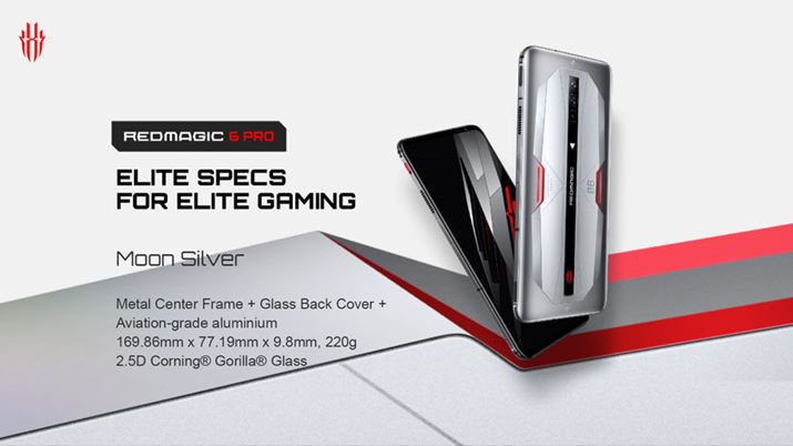 wʂVo[́uRedMagic 6 ProvB16GB̃[eʂ256GB̃Xg[W