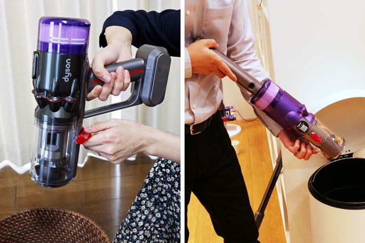 ]̃o[ŁAEDyson Omni-glideɍ̗pꂽ{^B{^ۂɁARƎ肪NArɂԂɂȂ̂ŁA͂₷ہB{̂RpNgŌyʂȂƂAS~̂Ă̂₷ɍvĂƊ܂B̓̓S~̂ĂĂlqł