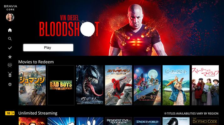 uBRAVIA COREṽC[WB\j[EsN`[Y񋟂̍ŐVf10{Af2NԌƂT𗘗pł