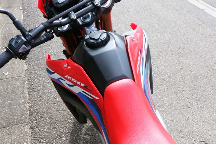 V[g^NɂȂ郉CXɂȂĂBZԂ́uCRF250 RALLYvƔׂƁAXۗ