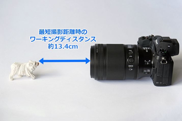 ŒZBei{j29cmBAF-S VR Micro-Nikkor 105mm f/2.8G IF-ED31.4cmƔׂƏZȂĂ̂́AŒZBẽ[LOfBX^XiYt[hgpj͖13.4cmŒ]}CNYƂĂ͔rI߁BỶeʑ̂ɂɂA܂Ȃǋ߂Âɂʑ̂Bꍇł₷ȂĂ܂