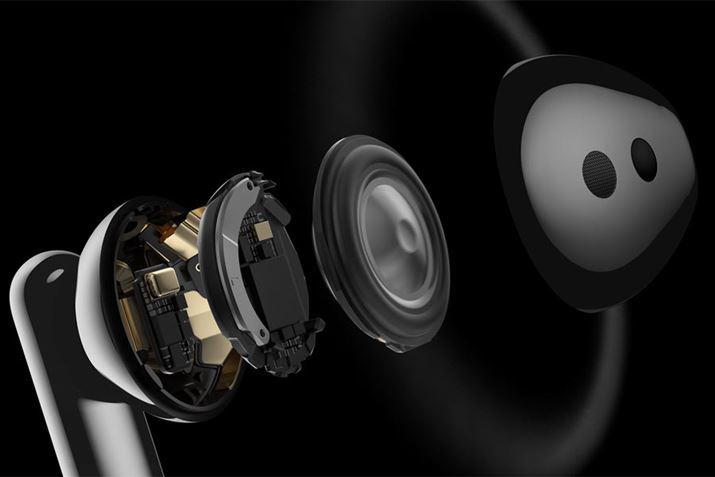 yʑfނłCP|}[_CAt14.3mmhCo[jbg𓋍ڂAő40kHz܂łJo[B܂Ag_Ng̋C̗ɂāAU̐U͂߂Ă