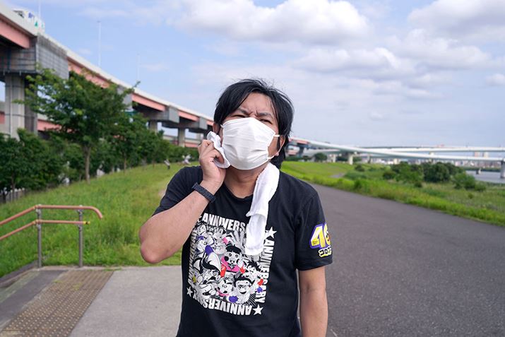 ɍŃA^Ăł}XNȂȂȂV[Ȃ̂Łcc