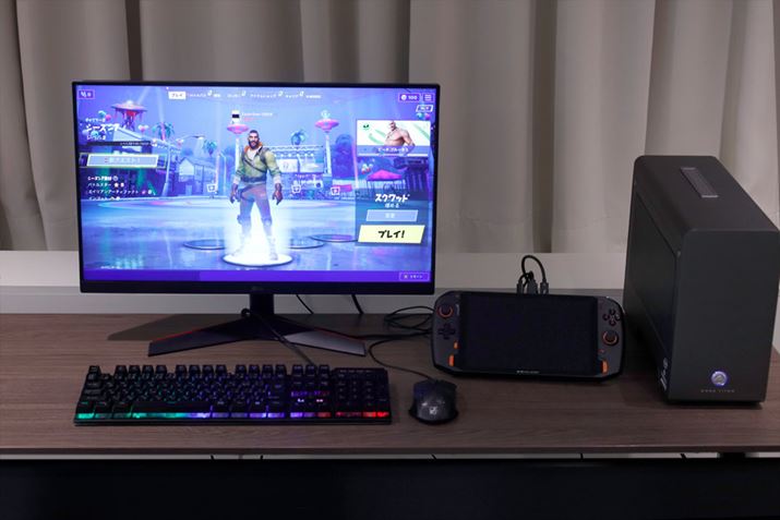 USB 4.0 Type-CgeGPU{bNXƂ̐ڑ\