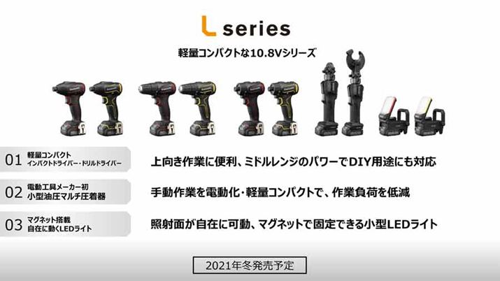 10.8V̓drpbNΉƂ邱ƂŌyʃRpNgɎdオLV[Y