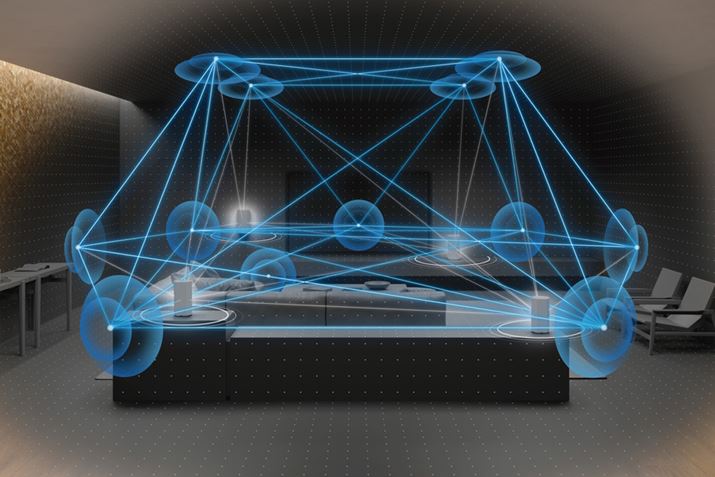 4̃Xs[J[ōő12̃t@gXs[J[i7.1.4chjԓɐŐV̗̉Zpu360 Spatial Sound Mappingv
