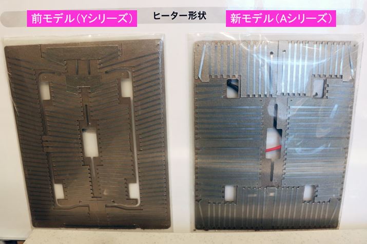 AV[Ył́AVʂ̕ʃq[^[ǂ܂BYV[Ył͓ƊOɃq[^[zuĂ܂AAV[Y͑SʂɃq[^[B`AԂ̂ȂzuɁBɁAq[^[̑o͂1,150W1,250Wɍ߂܂