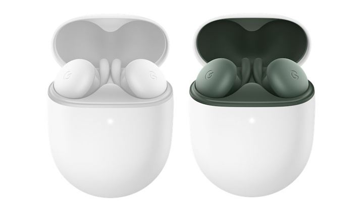 uGoogle Pixel Buds A-SeriesvBuClearly WhitevƁuDark Olivev2Fp