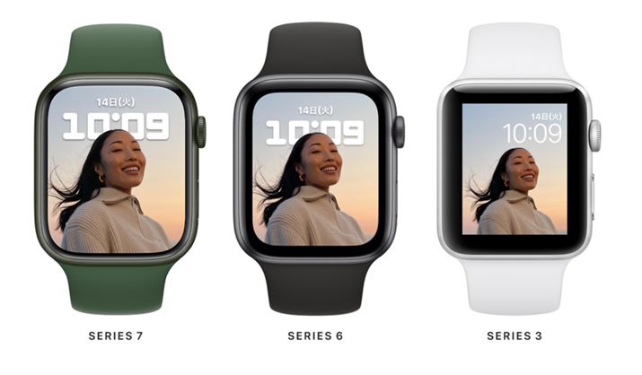 Apple Watch Series 7AApple Watch Series 6AApple Watch Series 3ׂƁAʃTCŸႢ͈ڗđRiAbṽz[y[Wj