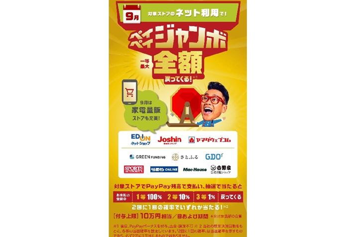 2021N915̋L쐬_ōsĂPayPayW{ł́Aő100̃|Cg܂