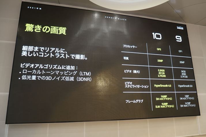 uHERO10 BLACKvƁuHERO9 BLACKv̎Be@\r