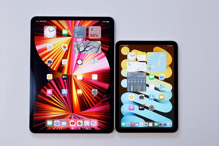 11C`iPad Proi2jƂ̔rB܂łƂ͌ȂAiPad minii6j̏悭킩