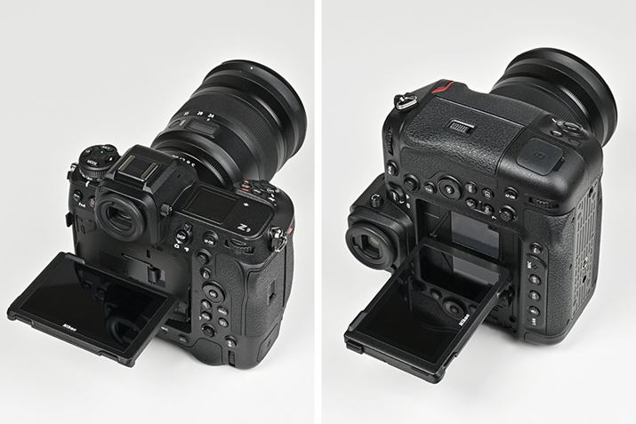 �c��4���`���g�Ή���3.2�^�^�b�`�p�l���t�����j�^�[�i��210���h�b�g�j���̗p�B�T�u�Z���N�^�[��AF-ON�{�^���ɉ����āA�g�p�p�x�̍���i�{�^����ISO�{�^�����c�ʒu�B�e�p�ɗp�ӂ���Ă���