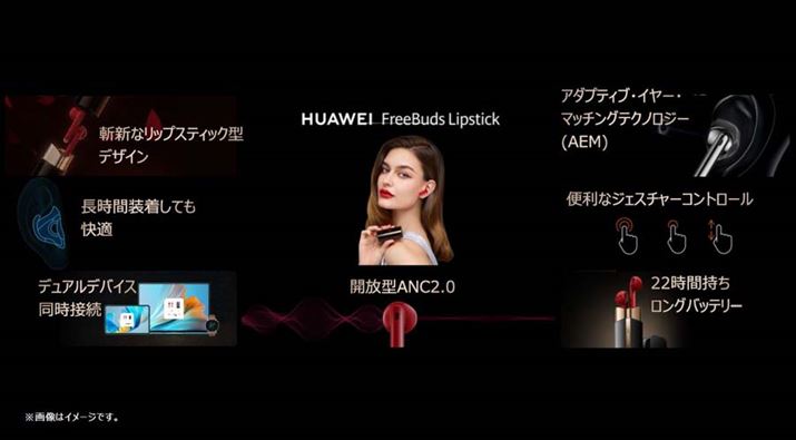 uHUAWEI FreeBuds Lipstickv̎ȓ