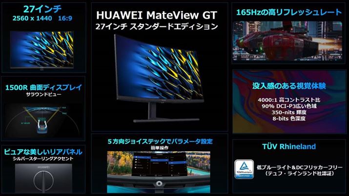 uHUAWEI MateView GT 27C` X^_[hGfBVv̎ȓ