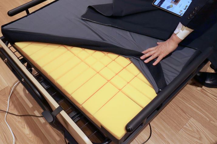 AebNX́uQԂT|[g}bgXv́AׂXbgŕꂽ4cm̍E^tH[d𕪎UBݍ݂邱ƂȂ̂xAQԂT|[g܂