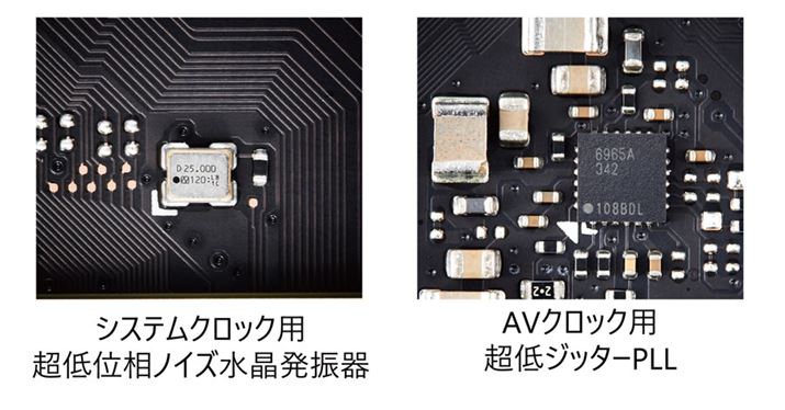 VXepNbNɂ́AUB9000Ŗ15dBPƂʑmCYU̗pBAVNbNpɂWb^[PLL̗pAOꂵmCY΍{Ă