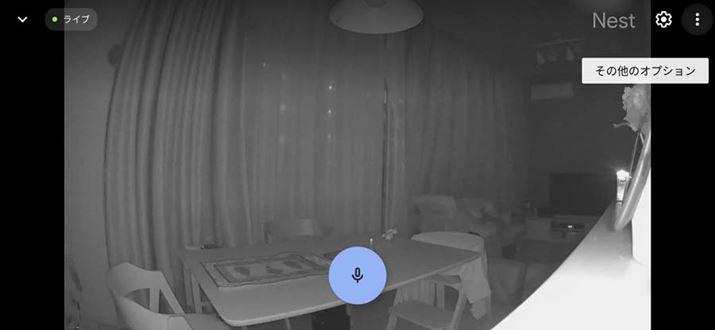 ^ÂłuiCgrW@\vŎF̍f{\BȂ݂ɁAʉ̃}CN{^^bvƁAuGoogle Nest CamvŁAX}[gtH̉o͂ł܂