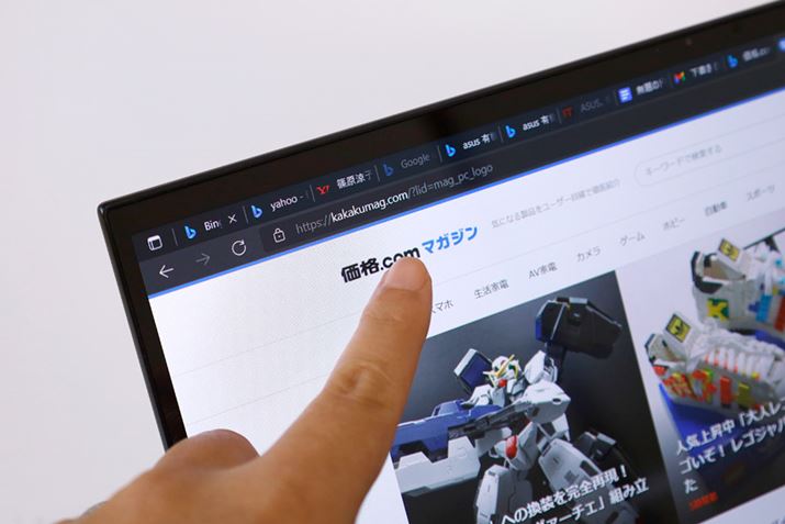 NVF^ł̓^b`XN[͕svƂӌ邪AƑ݂ȂŎg}Vł΁AȎqǂ̓^b`̂ق삵₷͂