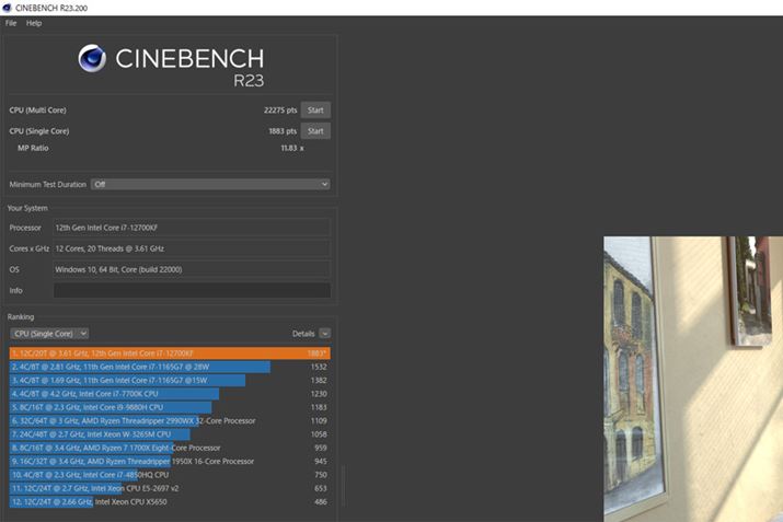 CINEBENCH R23̌ʁBʂ̓nCXRA