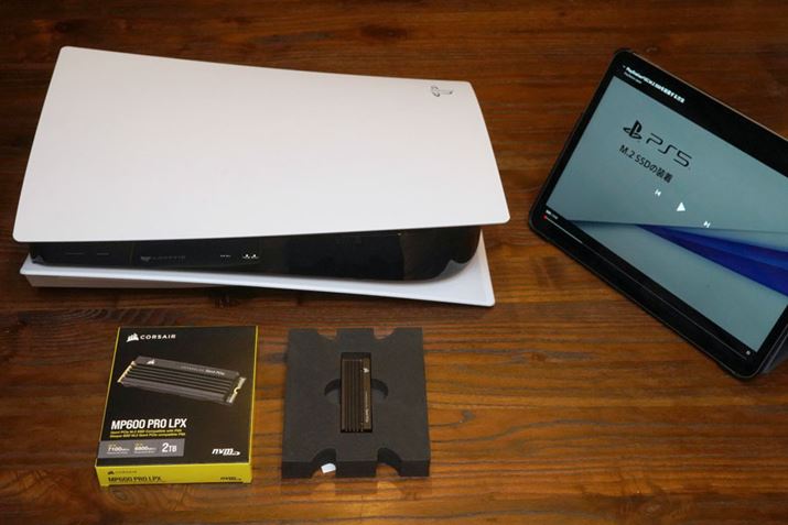 PS5ƎtuCORSAIR MP600 PRO LPXvpӁBiPadœ𗬂Ď菇mFi߂܂