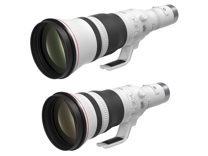 a̒]YȂ珬^EyʂȁuRF800mm F5.6 L IS USMvijƁuRF1200mm F8 L IS USMvijB2022N5{̔\