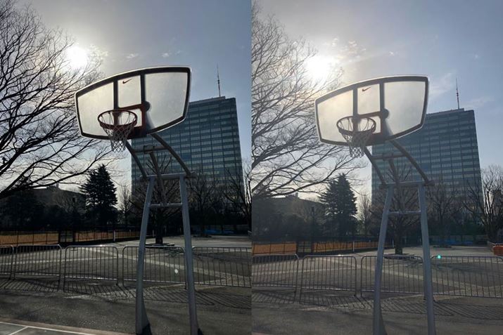 iPhone SEi3jAEiPhone 8BoXPbgS[tŎBeĂ݂AX}[gHDR4̌ʂ͐ŁAiPhone SEi3j͋tŎBêƂ͎vȂقǃS[NAɎBełĂ