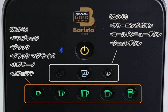 암͂BڂĂ郁j[{^́uGXvb\vuubNvuubN }OTCYvuJv`[mvuJtFev5BɁuR[hj[{^vgƂł3ށAACX̃JtFj[y߂܂iR[hj[ɂĂ͋L㔼Ōqj