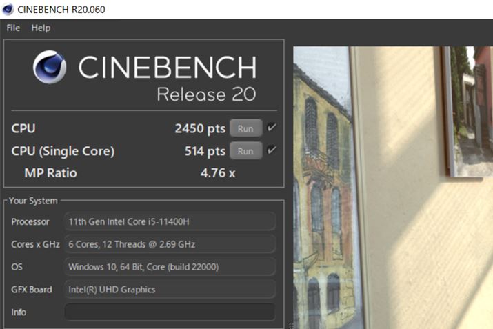 CPU\𑪒肷ԃx`}[NvOuCINEBENCH R20v̌ʂ́A}`RA2450AVORA514BŐVCPUł͂ȂA\ł邱Ƃ