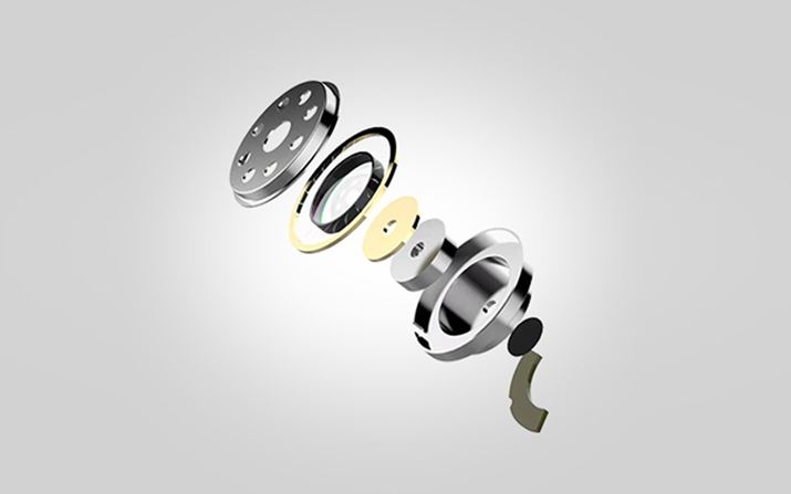 10mmáuDual-Layered Titanium Driverv̗pBaɂA42kHz܂ł̃ChWĐɂΉ