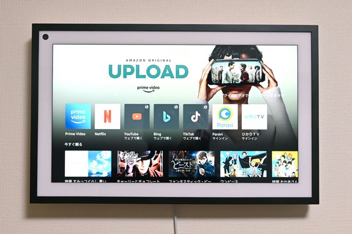 uEcho Show 15vȂAAmazonvCErfINetflixAYouTubeȂǂ̃lbgT[rXy߂BȂAYouTube͓WebuEU[ŃANZX`