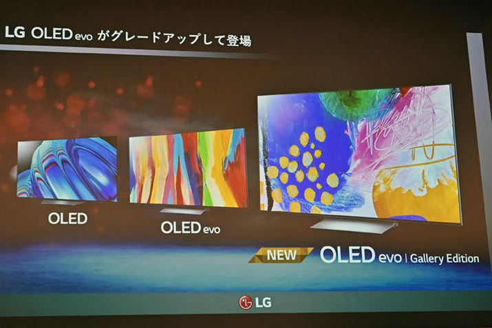 PxグAPx̐F̐[݂PV^pluOLED evo Gallery Editionv