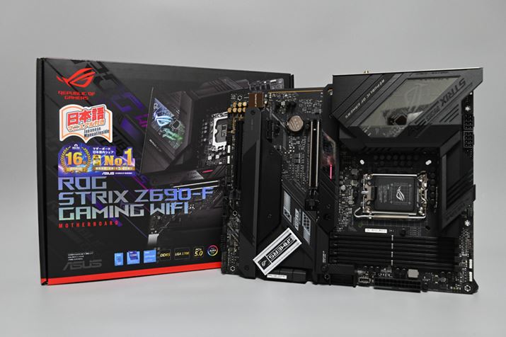 DDR5[̃eXgŗp}U[{[h́AASUSuROG STRIX Z690-F GAMING WIFIv
