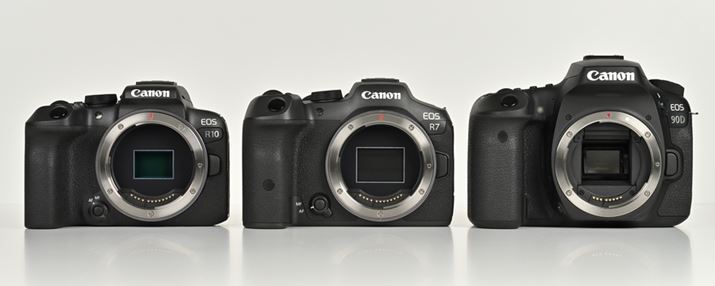 uEOS R10vAuEOS R7vA჌t́uEOS 90DvBALm̃CAbv̒ł̓~hNXfɑAPS-C@B~[X̃RpNg悭킩