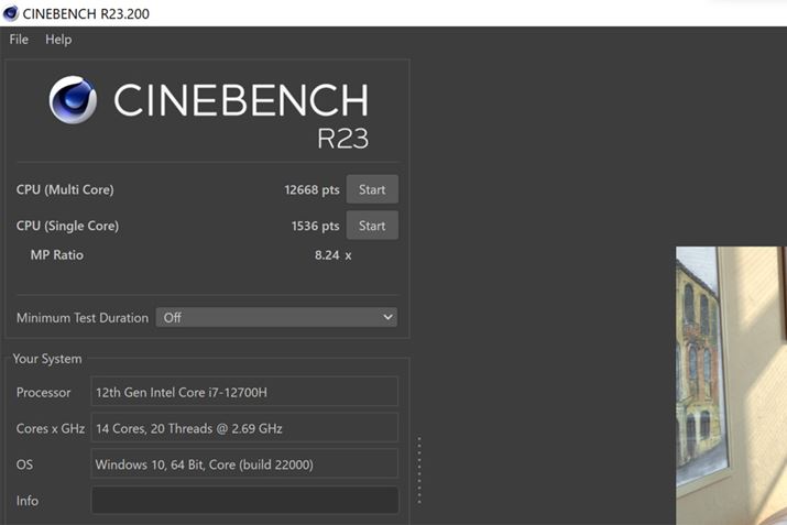 CPȔ\vx`}[NvOuCINEBENCH R23v̌ʁB12668͂ȂȂ̃nCXRAB12RA16XbhCore i7-1260PifuXPS 13 PlusvǰʂCPU7988AVORA1671BVORAPV[YCore i7-1260P̂قゾACPUŜ̃XRAHV[YCore i7-12700ḦŁARÄႢɏoĂƍl
