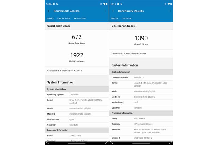 uGeekbench 5vł̃XRA