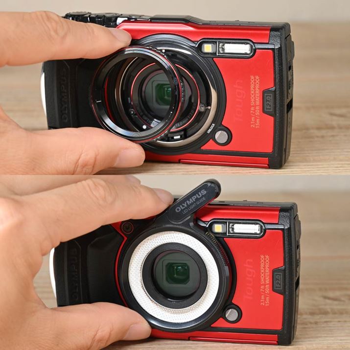 uLG-1v𑕒ɂ́A܂JỸOO܂i摜jB̌Atڈ̈ʒu킹āuLG-1vJɍ݁i摜jAJ`bƉ܂ŉ񂵂܂