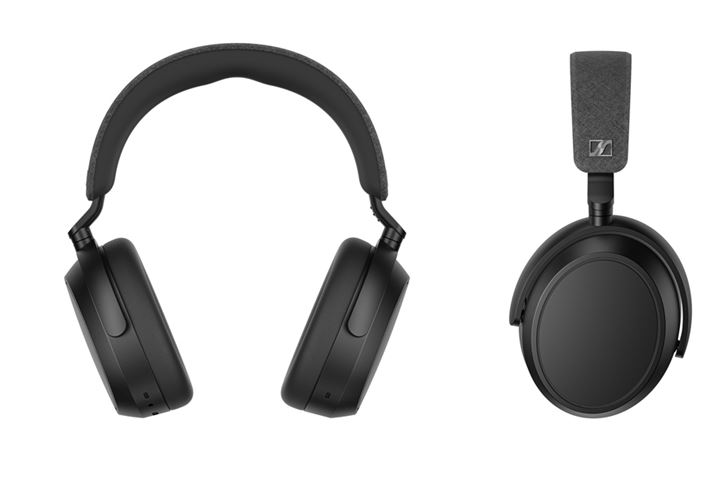 uMOMENTUM 3 WirelessvX}[gɂȂ{̃fUCB{^͓d/BluetoothyAOp1݂̂ŁAĐRg[Ȃǂ̓C[JbvEɗpӂꂽ^b`Rg[ōsdg݂BwbhohC[pbhɂ́Ar[KU[ivj̗p