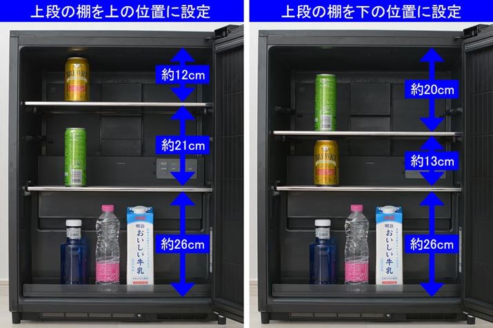 i̒ItʒuύX邱ƂŁAiƒi̍8cmϓ