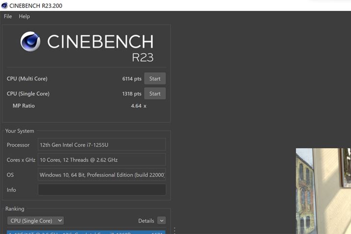 uCINEBENCH R23v̌