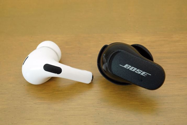 uAirPods Proi2jviʐ^jƁuQuietComfort Earbuds IIviʐ^Ej