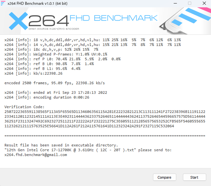 ux264 FHD Benchmarkvł́A95fpsA26bŏ