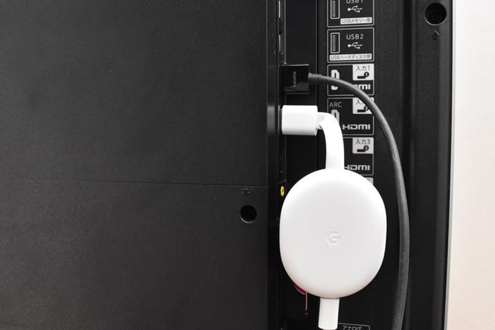 dɂȂuChromecastverHDMI[qɐڑ