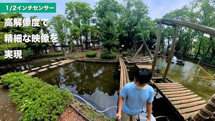 5.7K/30fps̓̃XN[VbgBɁAɖ؂̗tςȂǂ͂ԂĂ܂Ă镔̂łAʌ360xJƂĂ͏\LCȃxۂĂ܂