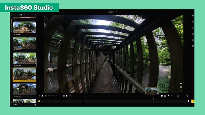 uInsta360 StudiovœҏWĂƂB^CC̍DȂƂŉp𒲐߂邾łACC̓Ɏdオ܂