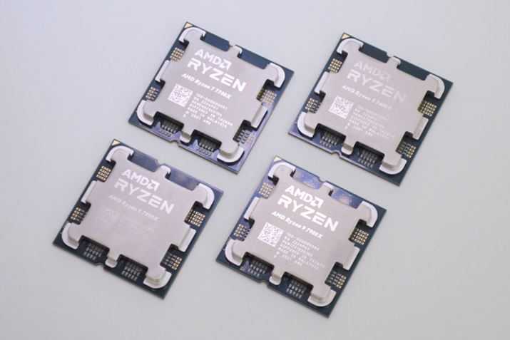 AMD炨؂肵ă`FbNuRyzen 9 7950XvuRyzen 9 7900XvuRyzen 7 7700XvuRyzen 5 7600XvBuRyzen 7 7700XvƁuRyzen 5 7600XṽpbP[W͔߂ɂȂĂ邪ACPÛ̌`́uRyzen 9 7950XvuRyzen 9 7900XvƓl