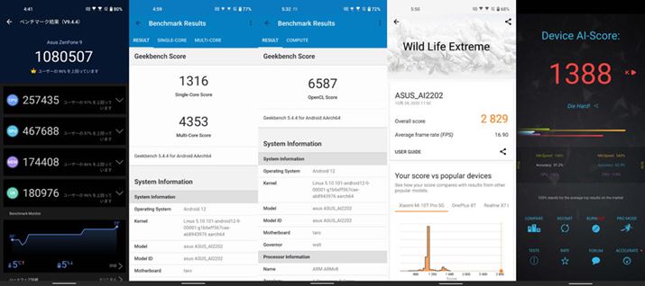 x`}[NuAnTuTu Benchmark V9.4.4v̑XRA͍ő1080507ACPU/GPUx`}[NuGeekbench 5.4.4vMulti-Core Score͍ő4353ACompute͍ő6587A3Dx`}[Nu3DMarkvWild Life Extreme͍ő2829AAIx`}[NuAI Benchmarkv͍ő1388L^