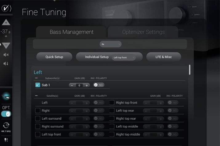 gmtEI[fBIĩx[X}l[WgݒʁBchƂɒ̍ĐCӂ̃Xs[J[ɔCBƂ΁AZ^[Xs[J[̒̓tgL/RXs[J[o͂AƂƂ\BATuE[n[𕡐gACӂch̒󂯎邱Ƃł
