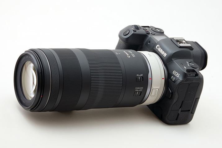 uRF100-400mm F5.6-8 IS USMvɁuEXTENDER RF1.4xv𑕒C[W