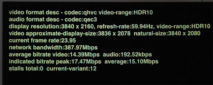 uApple TV 4Kv́ufxbpvݒύXAĐȅڍׂmF̂BHDRHDR10Buaverage bitratev́uvideov͉f̕σrbg[gBω邪AI[vjÕV[ł15MbpsOő傫ȕω͌ȂBuaudio formatv́uqec3vDolby Digital PluŝƁBuaverage bitratev́uaudioṽ͉rbg[gBu192.52kbpsvB5.1ch̐lƂĂ͍T߂BȂẢʕ\ɂMacṕuXcodevɂ鑀삪Kv